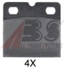 A.B.S. 37467 OE Brake Pad Set, disc parking brake